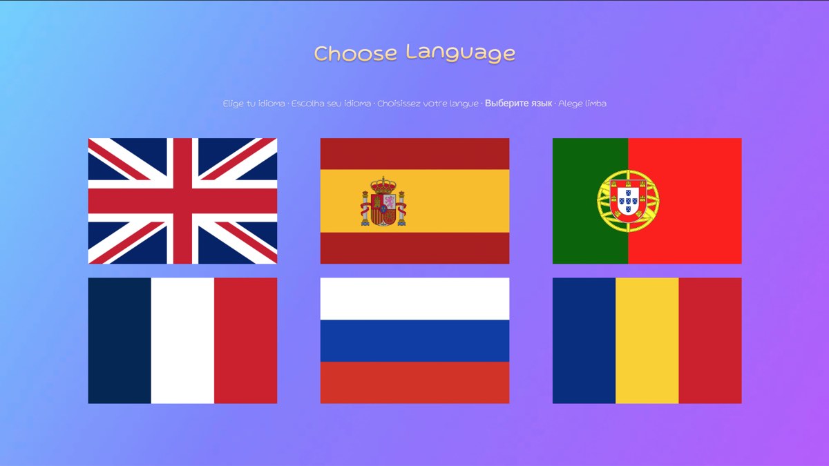 Language selection