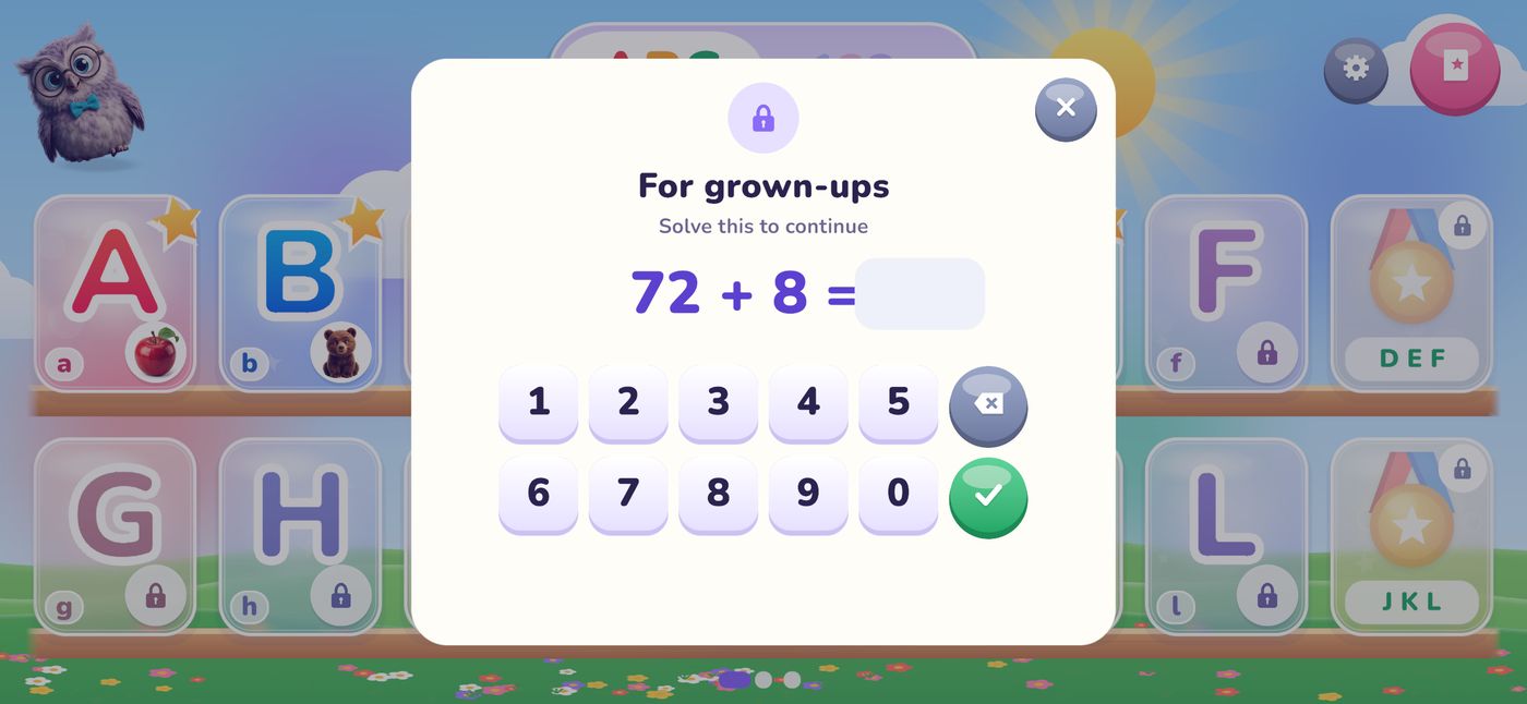 The grown-up check